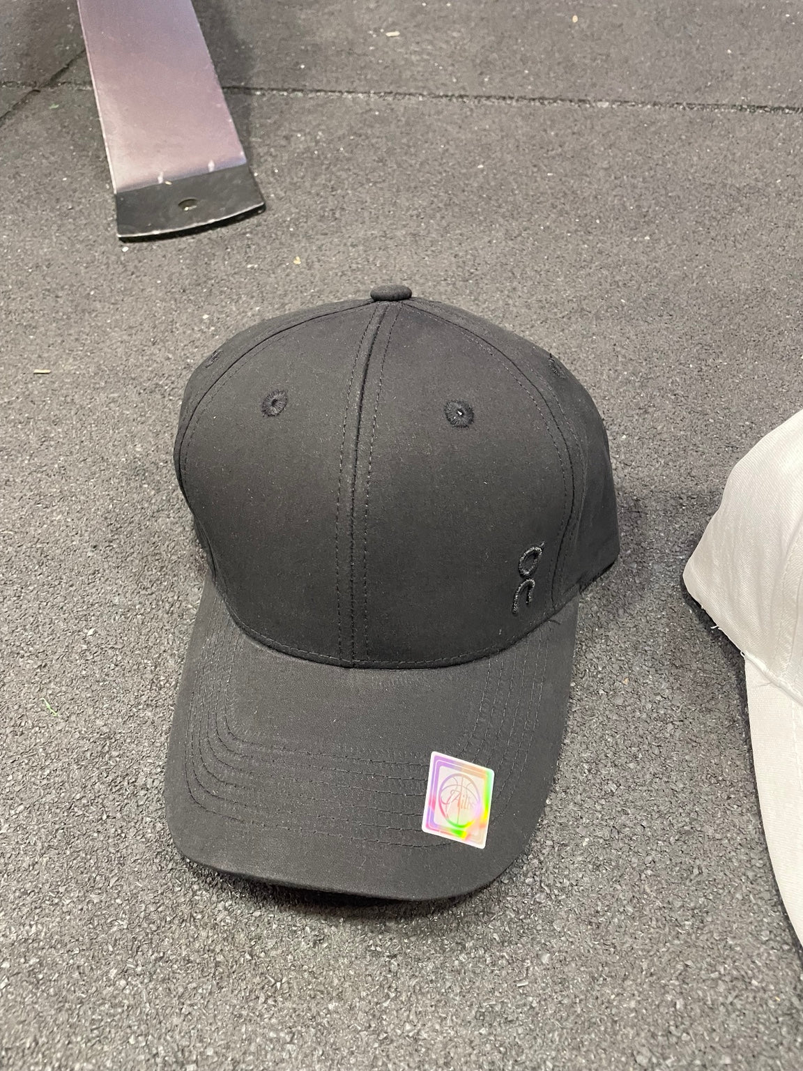 Black performance cap product detail