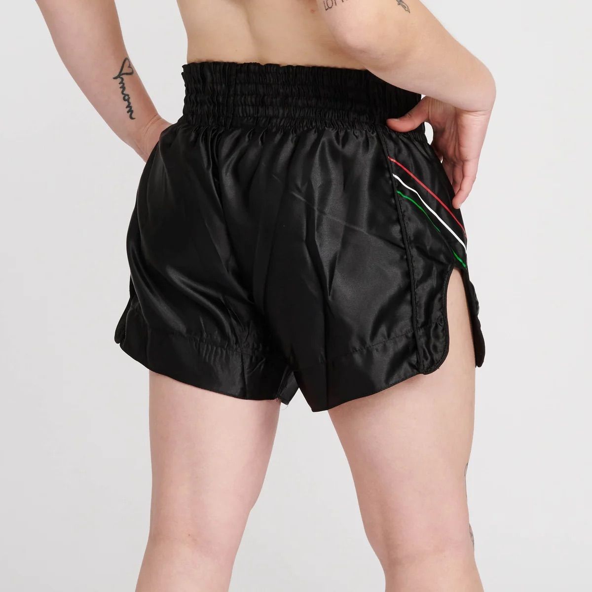 Leone Black & Neon Muay Thai Shorts product photo 6