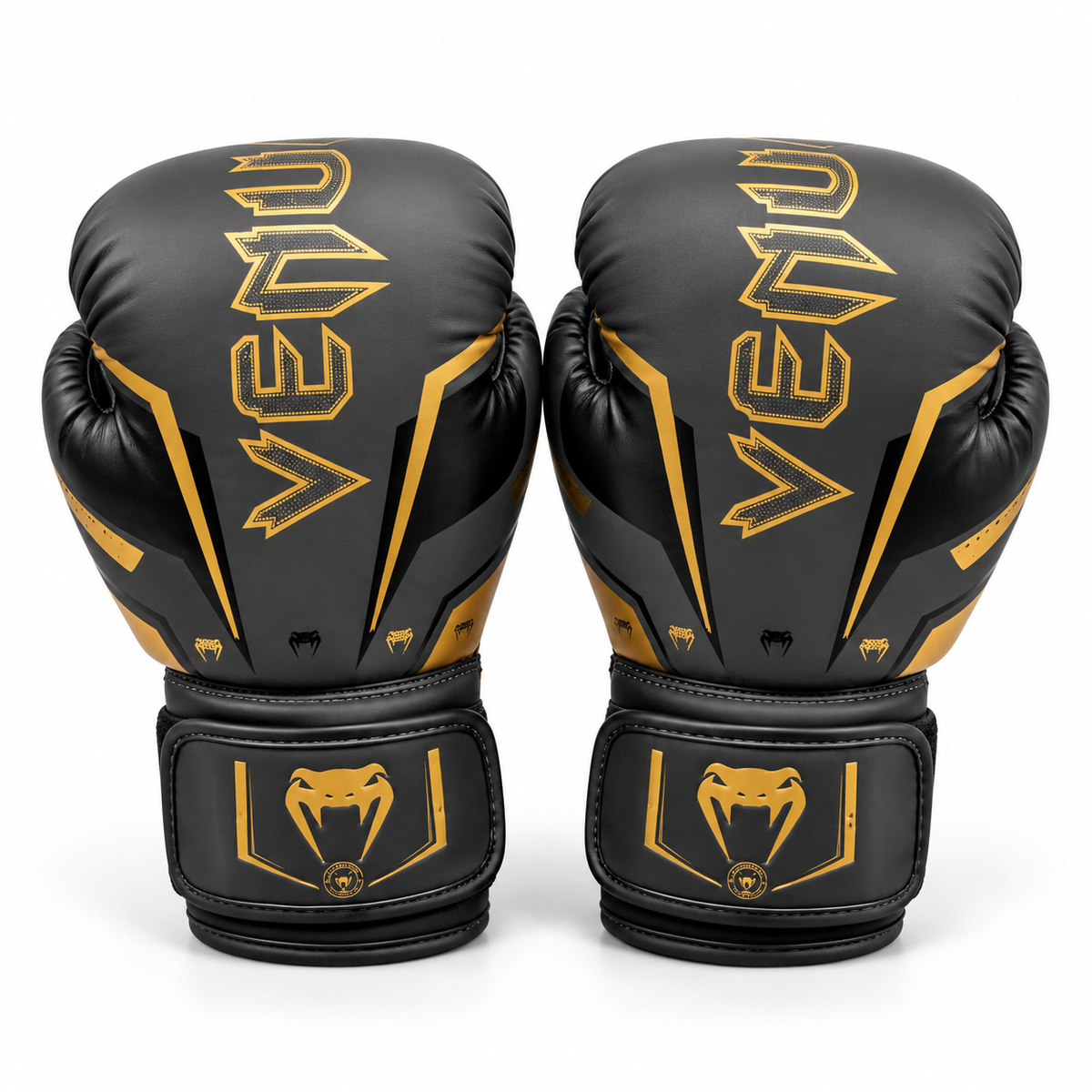 Venum Black & Gold Boxing Gloves – Pair