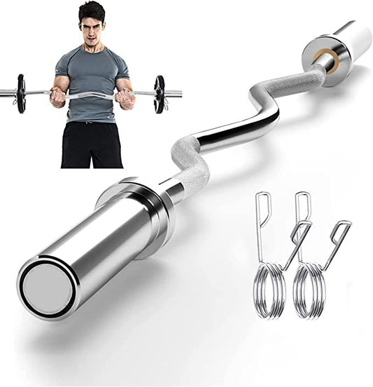 Olympic 120 cm Barbell Curl/ EZ Curl