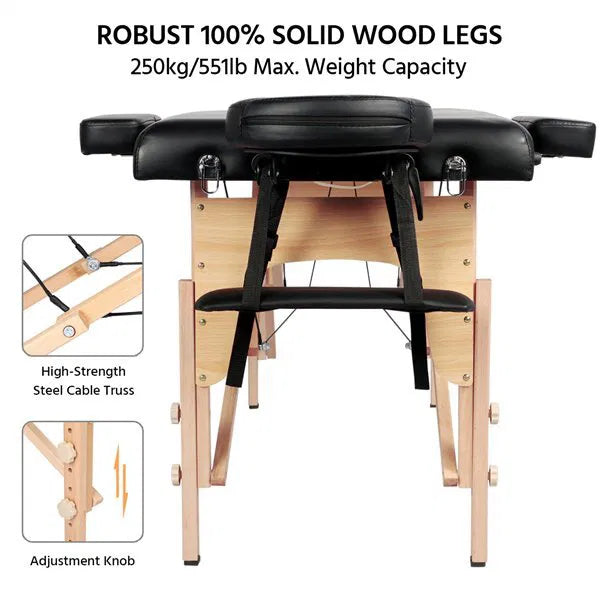 3 Sections Massage Bed