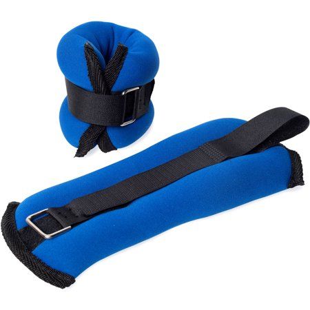 Neoprene Adjustable Ankle & Wrist Weights – Velcro Strap (0.5-1)