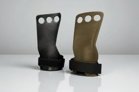 CrossFit Gloves 3 holes leather , gymnastics gloves , calisthenics gloves