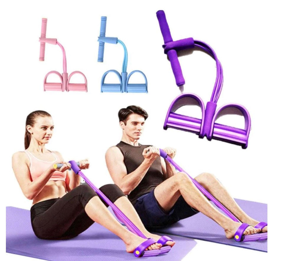 Pedal Resistance Tension Rope – Full Body Fitness Stretch Trainer