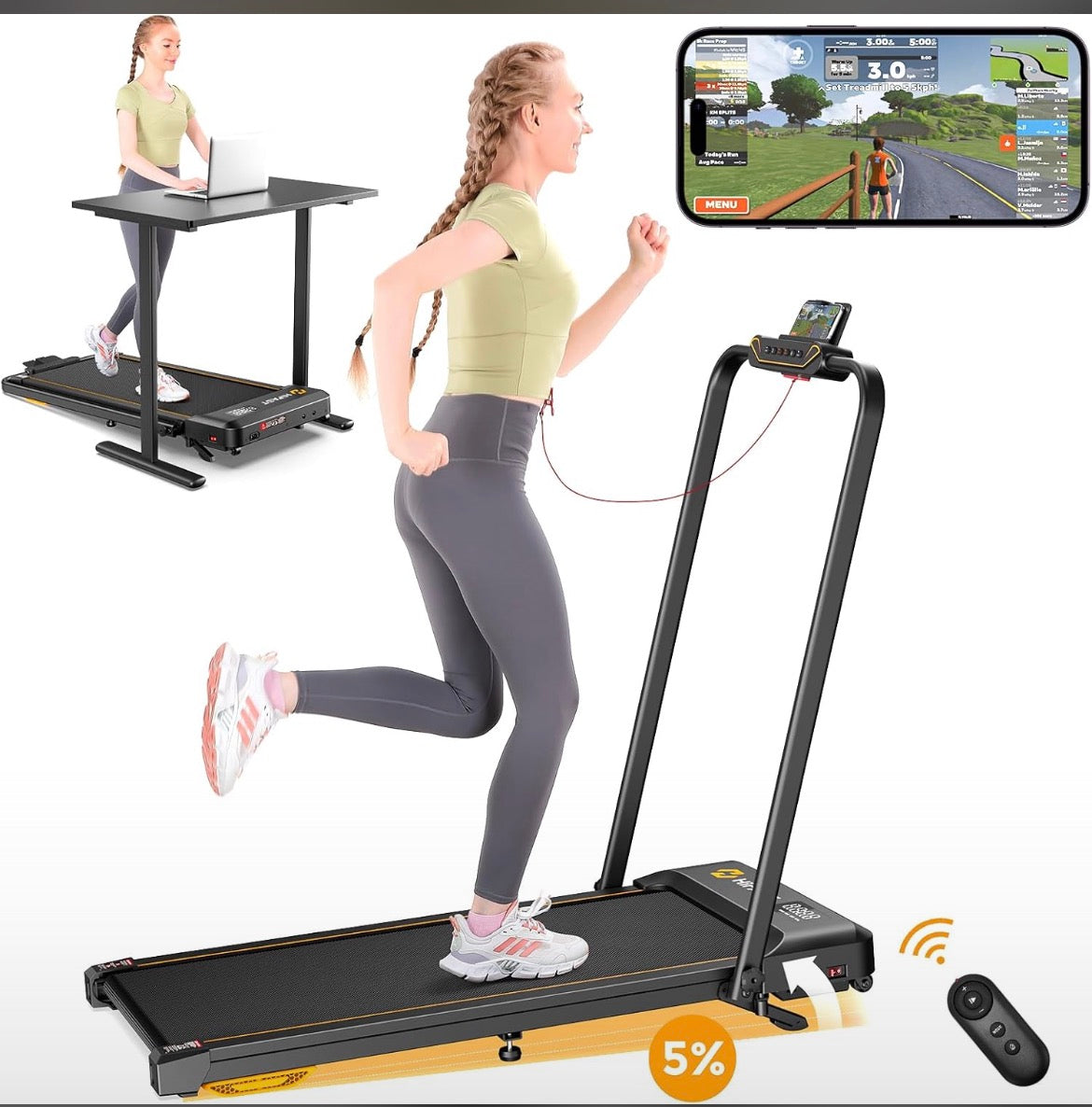 Treadmill With Stand