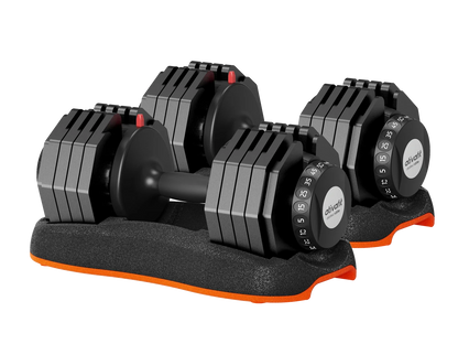 25kg adjustable dumbbell with dial weight selection