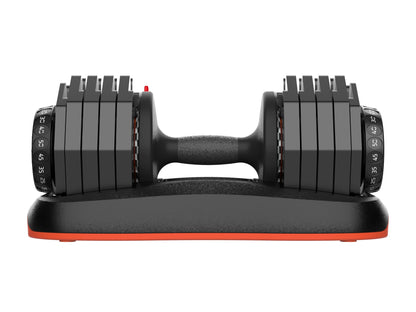 25kg adjustable dumbbell with dial weight selection