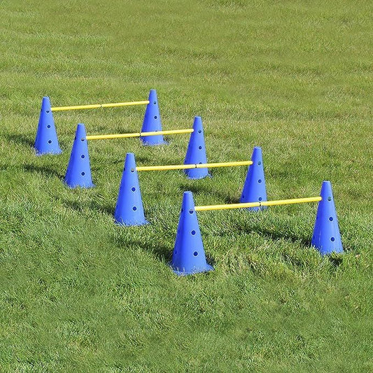 2 Cones With Holes + 1 Meter Pole