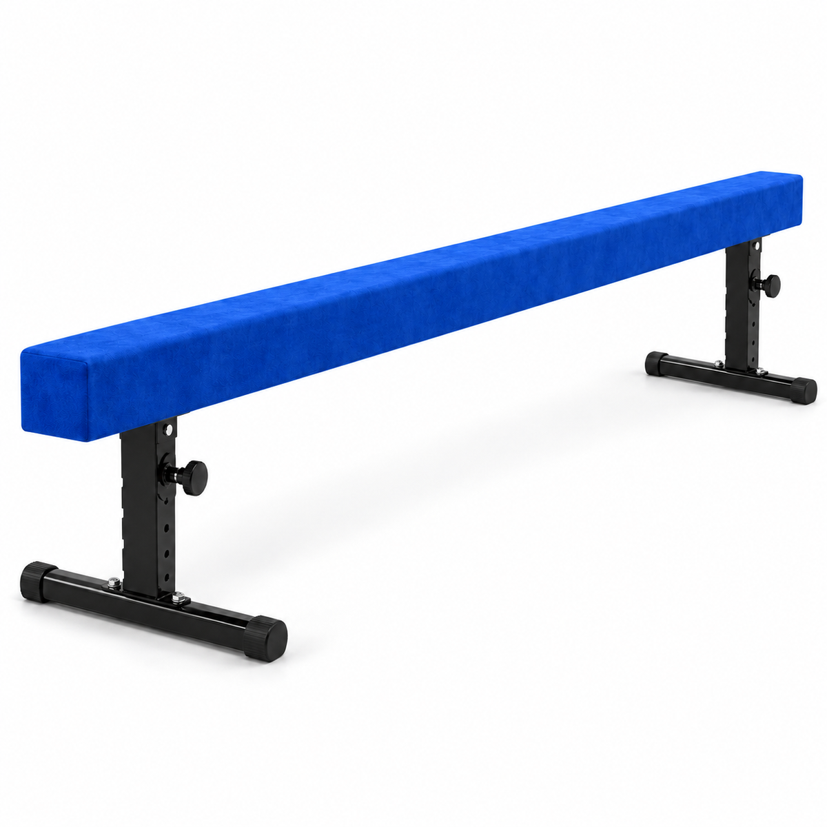 Blue 2.5 m adjustable gymnastics balance beam
