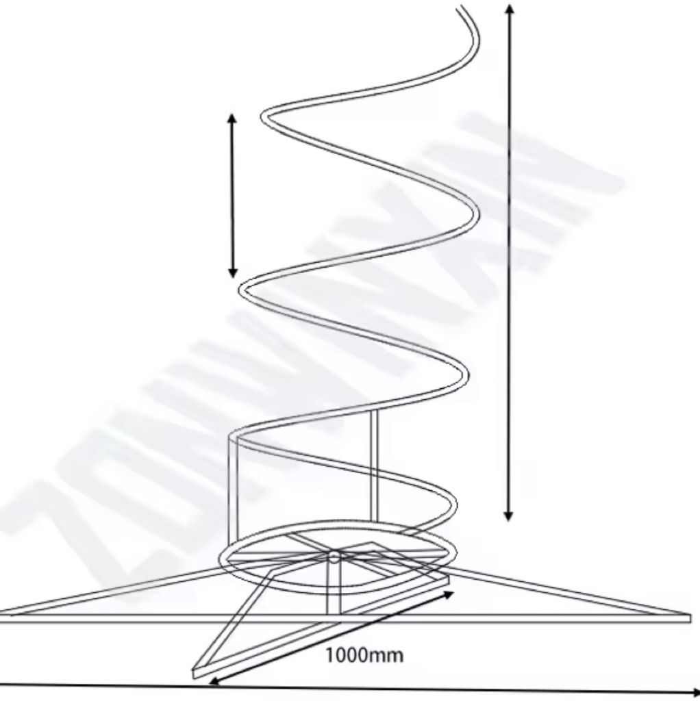 Lollipop Spiral – Freestanding Aerial Apparatus