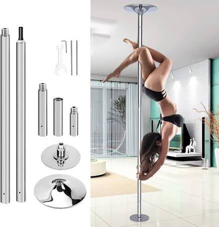 Spinning & Static Dance Pole – Adjustable Height
