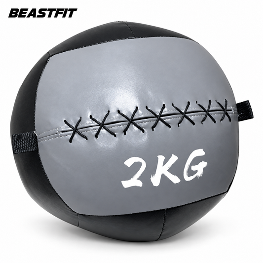 Fitness Soft Wall Ball — clean white background with BEASTFIT branding