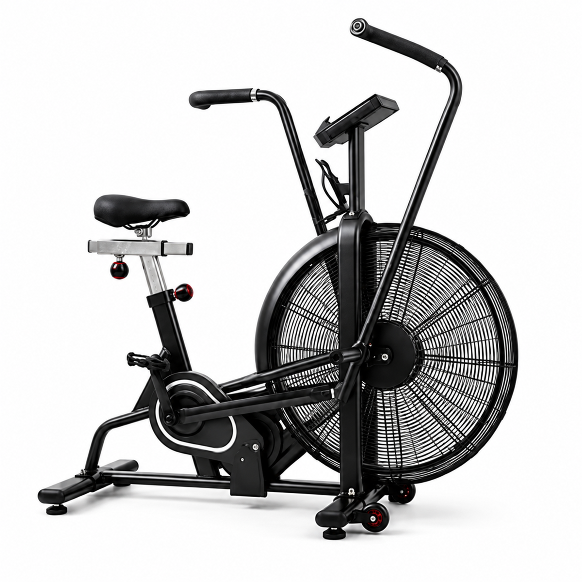 Full-body fan bike on a white background