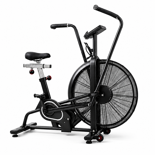 Full-body fan bike on a white background