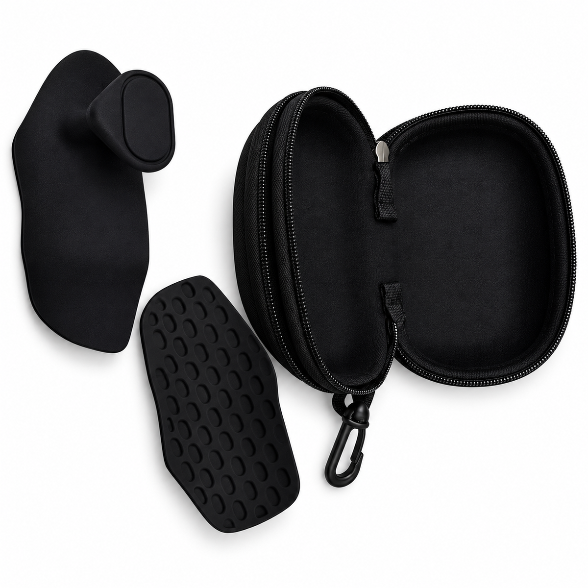 Protective Hand Pads with Carry Case on white background