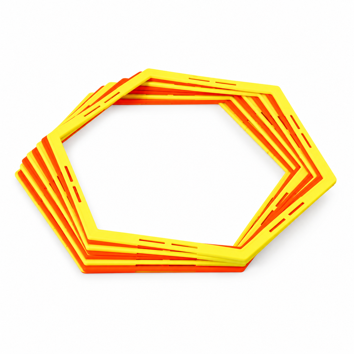 Hexagonal agility training rings