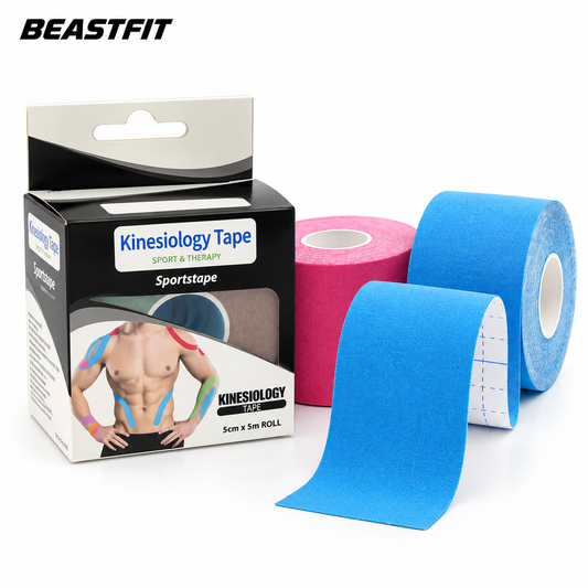BEASTFIT kinesiology tape on white background