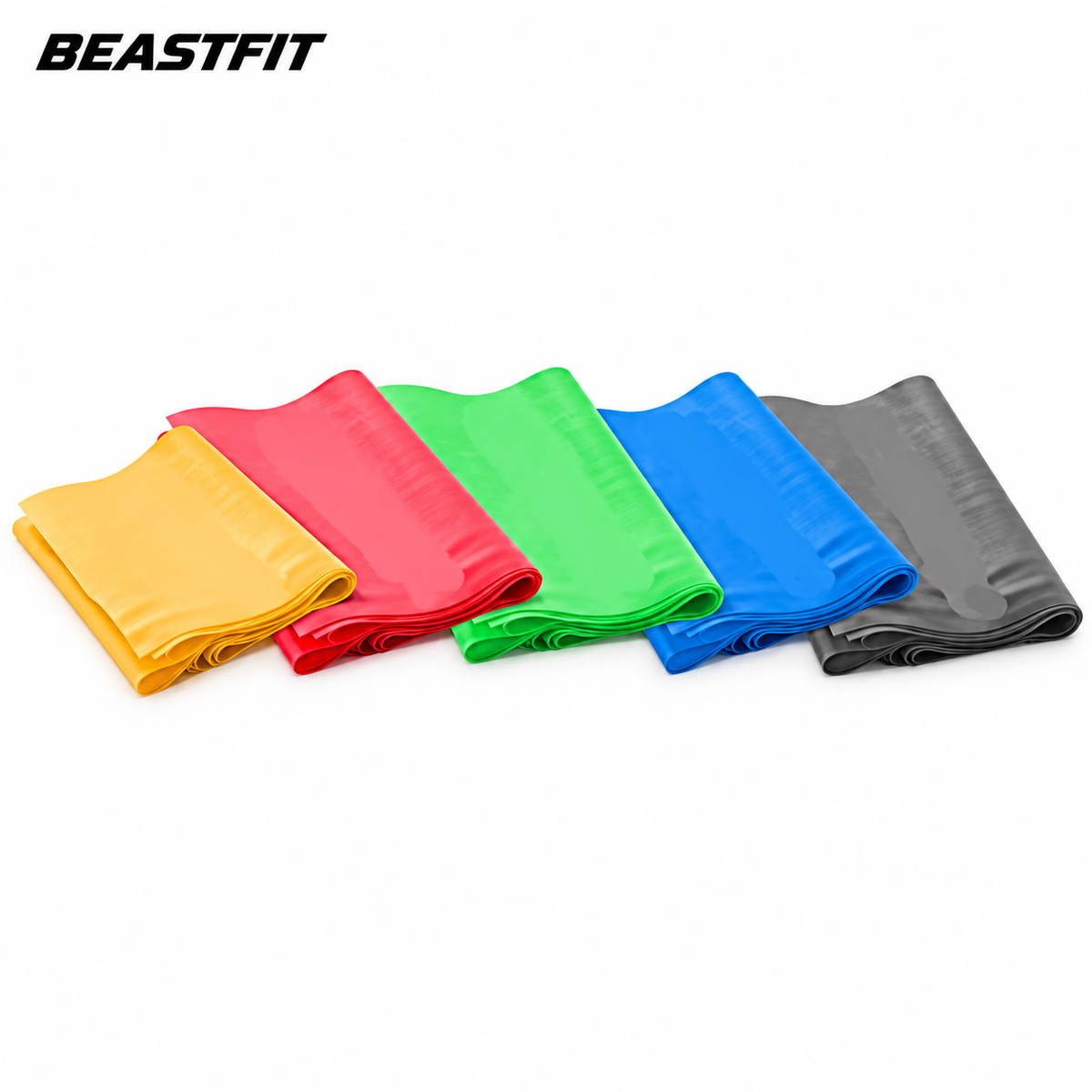 BEASTFIT long resistance band set on white background