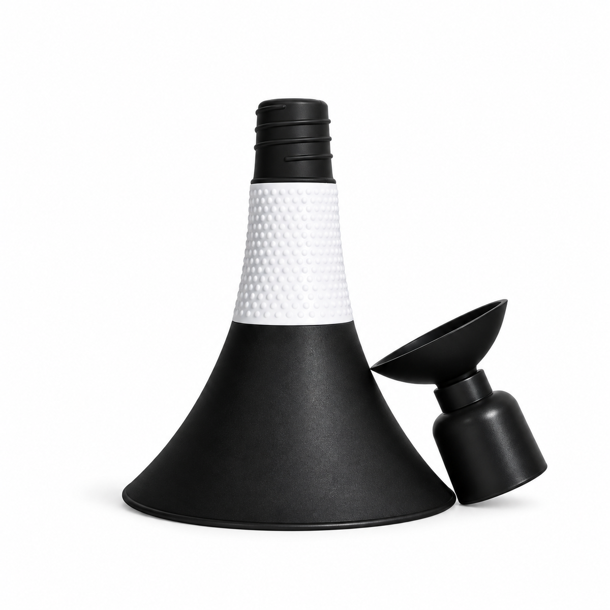 Black and white rip cone