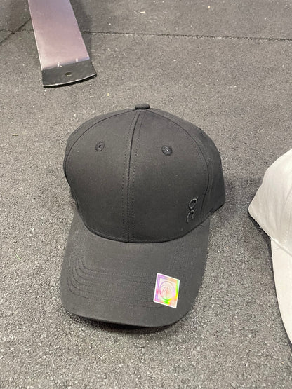 Black performance cap product detail