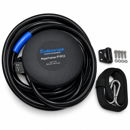 Endless Rope Trainer Pro with accessories on a white background