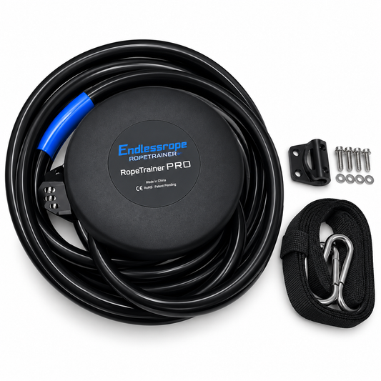 Endless Rope Trainer Pro with accessories on a white background