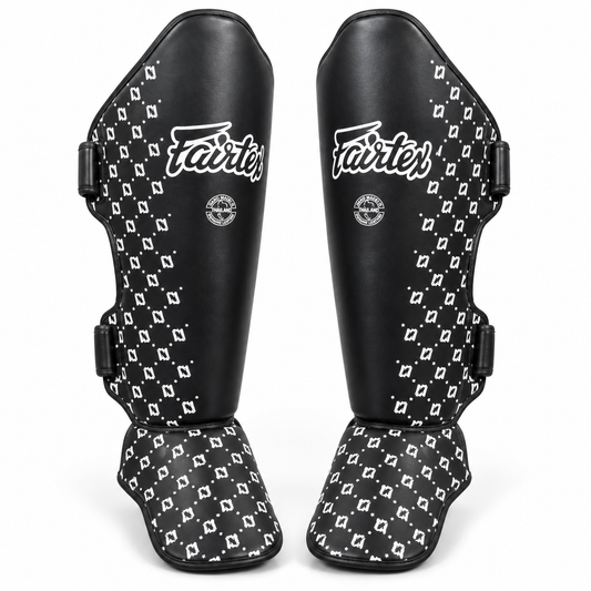 Fairtex Black Pattern Shin Guards – Pair