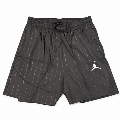 Charcoal Jordan Men's Training Shorts on white background
