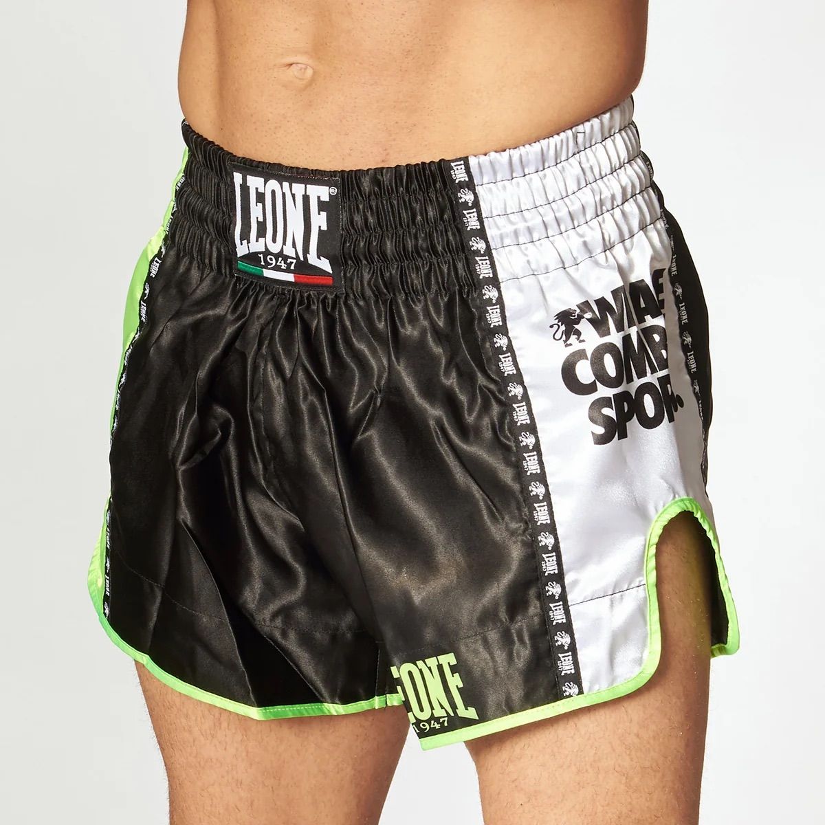 Leone Black Muay Thai Shorts product photo 1