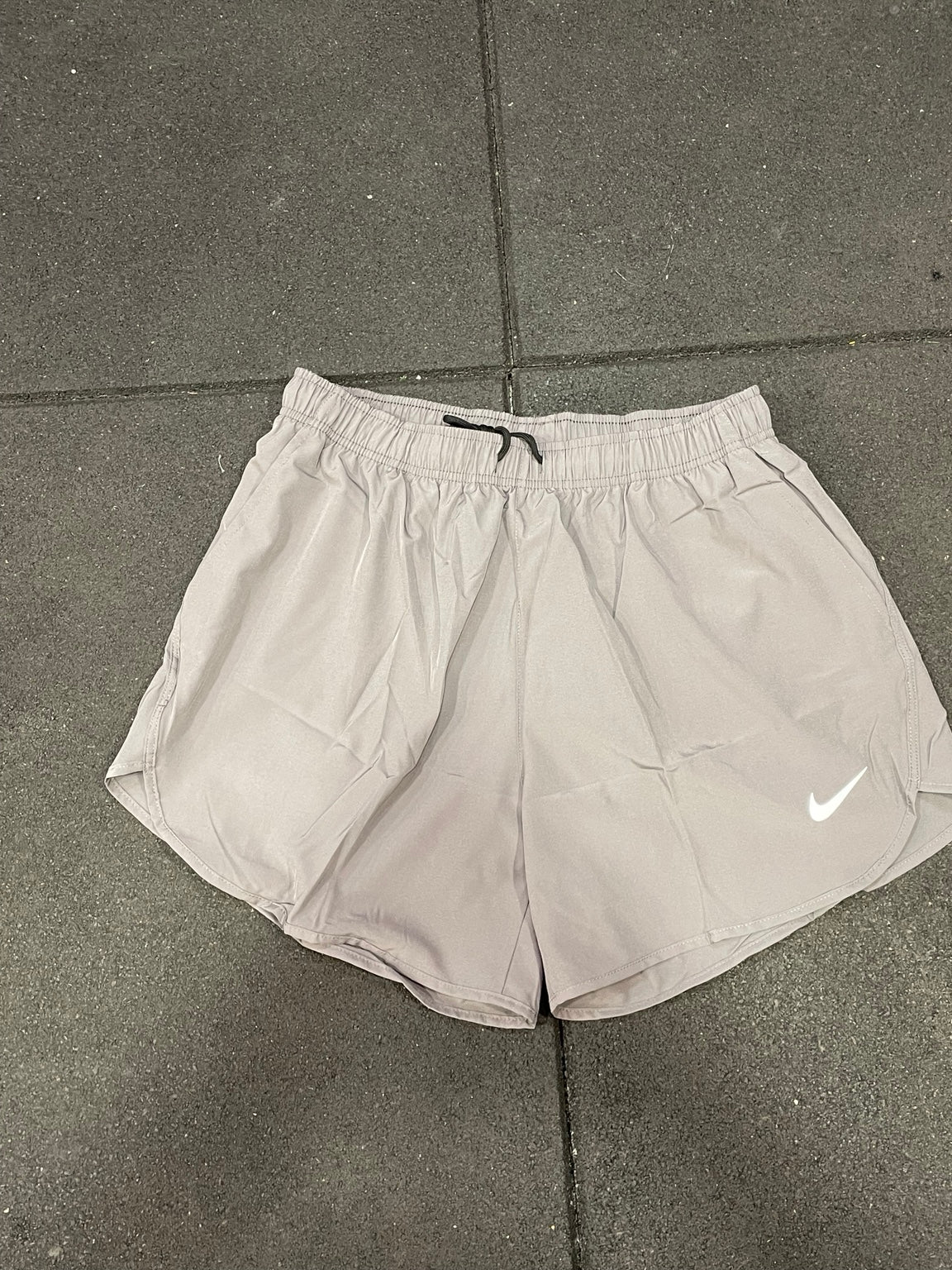 Men's light grey running shorts product detail