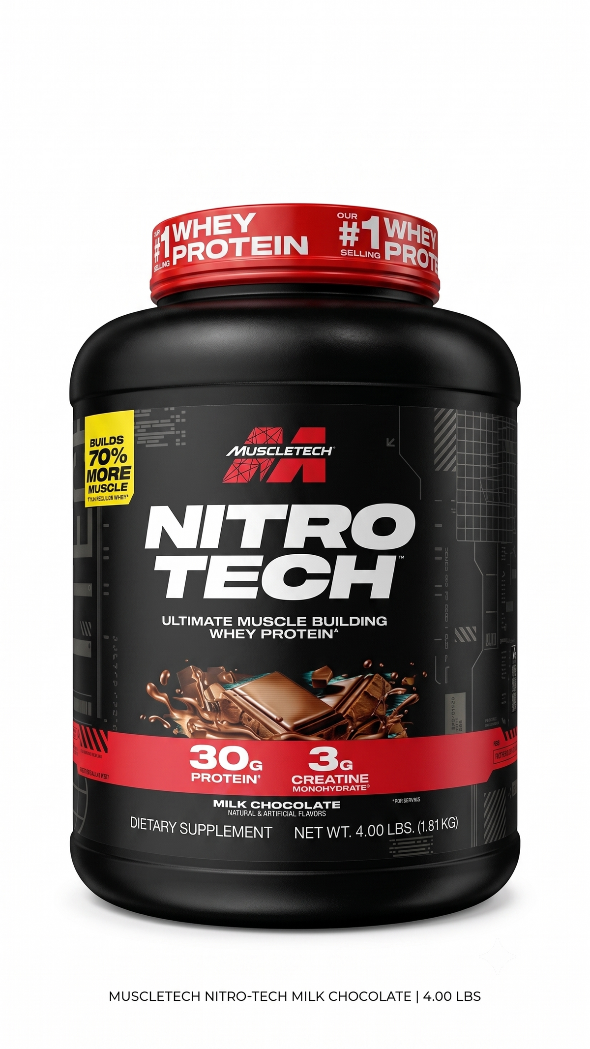 MuscleTech Nitro-Tech Whey Protein 4 lb