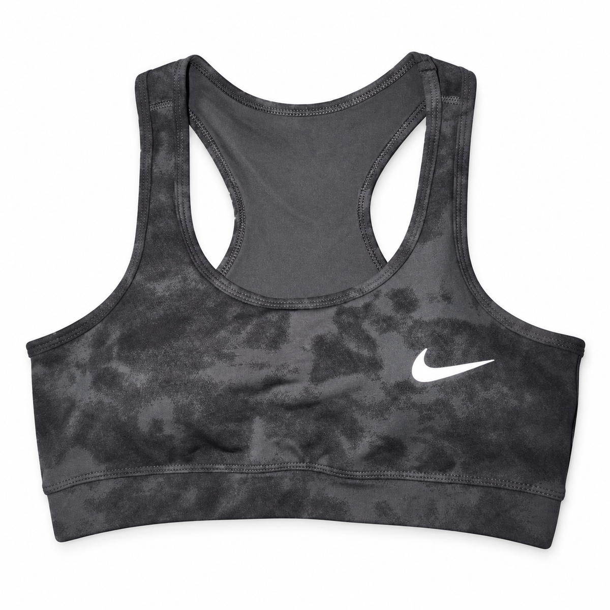 Black Nike Sports Bra on white background