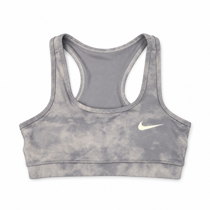 Gray Nike Sports Bra on white background