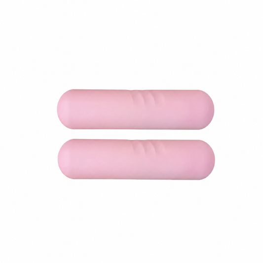 Pink Pilates weight dumbbells, pair, 1 kg