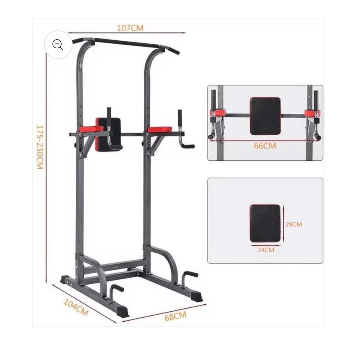 Power tower pull-up and dip station product photo