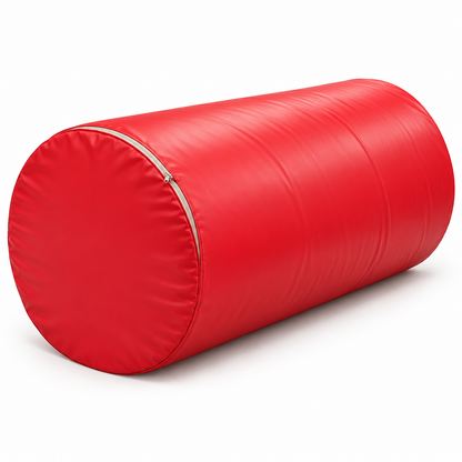 Red sponge gymnastics training cylinder