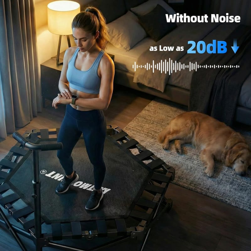 Foldable fitness trampoline gallery image