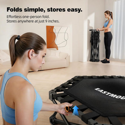Foldable fitness trampoline gallery image