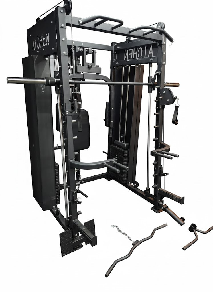 All-in-One Smith Machine & Functional Trainer | Multi-Functional Gym System