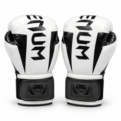 Venum White & Black Boxing Gloves – Pair