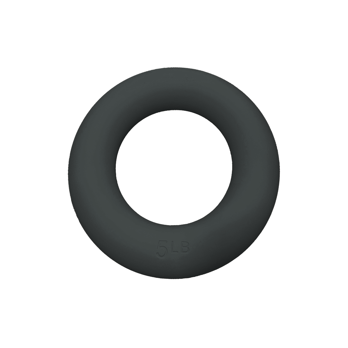 Black 5 lb weighted Pilates power ring