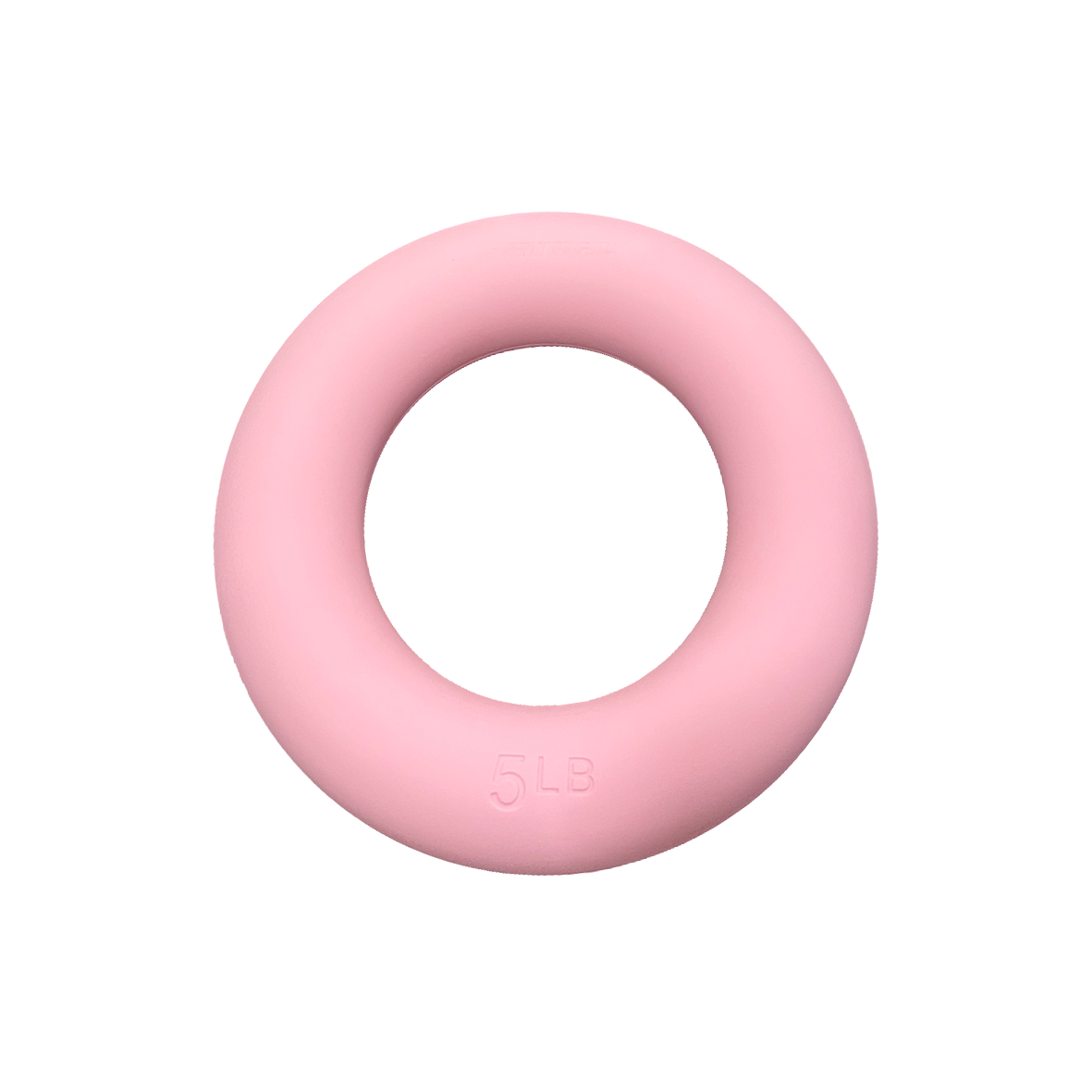 Pink 5 lb weighted Pilates power ring